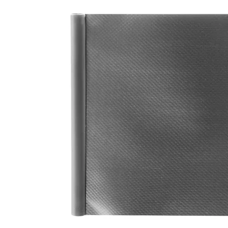 Taśma Ogrodzeniowa na Ogrodzenie Płot Osłona Szara 19cmx35m 630g Klipsy x25 GARDLOV