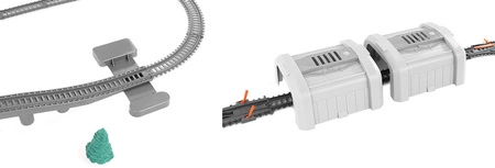 Kolejka Elektryczna Duży Tor Pociąg Lokomotywa 9m KRUZZEL