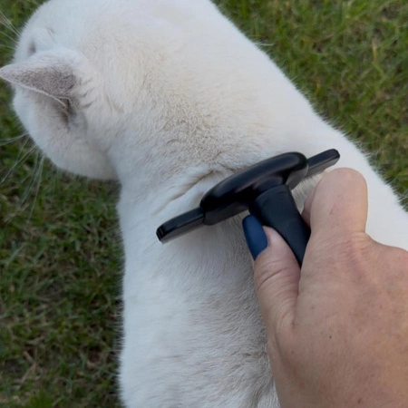 Zgrzebło Szczotka dla Psa Kota Trymer do Sierści Usuwa Martwy Włos Grzebień PURLOV