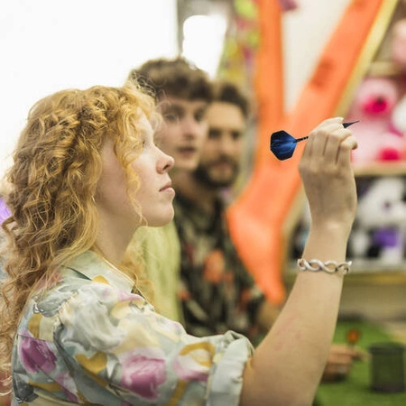 Zestaw 12 Rzutek Dart Grotów Piórka Rzutki Lotki TRIZAND