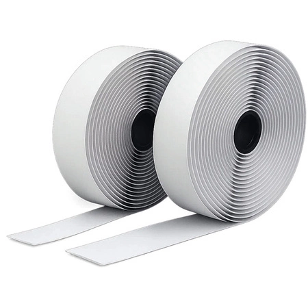 Taśma Rzep Samoprzylepna z Klejem 25 mm Biały 5 mb Zestaw Haczyk Pętelka Ruhhy 25999