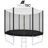 Trampolina Ogrodowa 312cm Drabinka + Siatka 10ft MALATEC