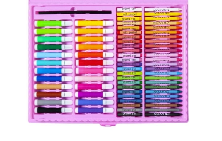 Zestaw do Malowania dla Dzieci Dziewczynek Artystyczny Plastyczny + Walizka MAALEO