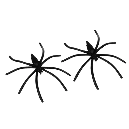 Sztuczna Pajęczyna 2 Pająki Dekoracja na Halloween MALATEC
