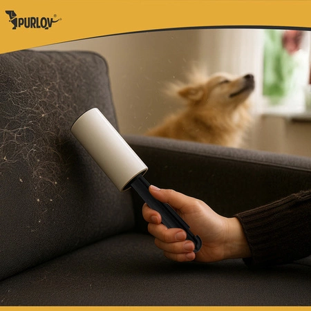 Rolka do Czyszczenia Ubrań Włosów Sierści Silny Klej Rolki x 15 600 Listków Purlov 25747