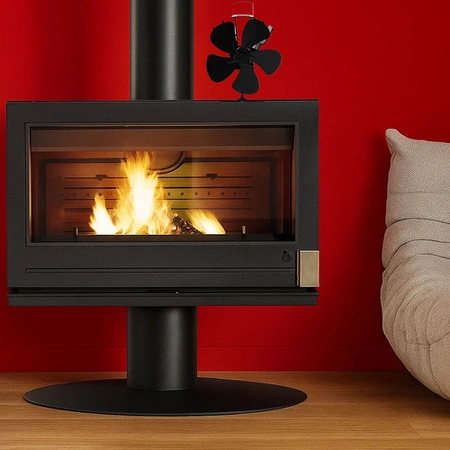 Wentylator Kominkowy Zasilany Ciepłem Termoelektryczny Wiatrak bez Prądu Kaminer 26206