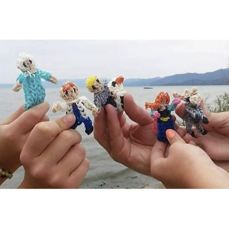 Gumki Zestaw do Robienia Bransoletek 4400 szt DIY KRUZZEL