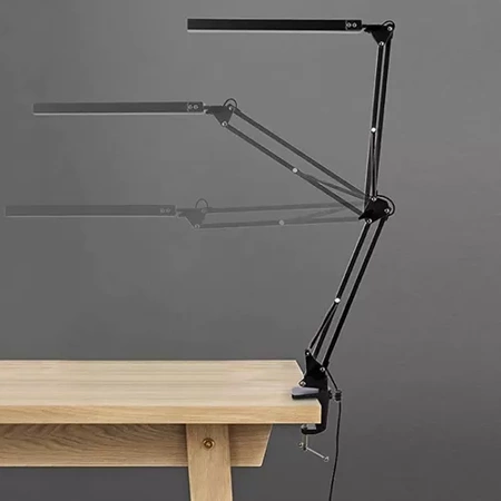 Lampka Biurkowa LED na Biurko Szkolna Nocna Lampa Kreślarska Regulowana USB IZOXIS