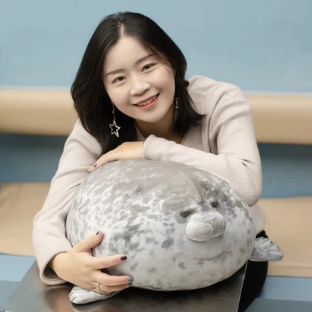 Maskotka Pluszak Poduszka Foka Zabawka Przytulanka Poduszka dla Dzieci 0+ KRUZZEL