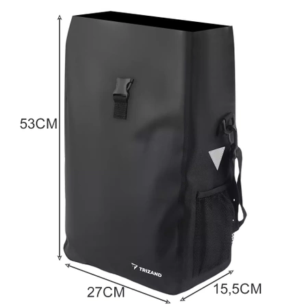 Pojemna Torba na Rower Bagażnik Sakwa Rowerowa 15l TRIZAND