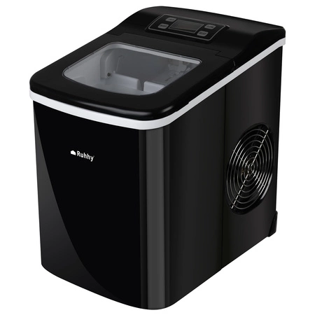 Kostkarka do Lodu Domowa Maszyna do Kostek Ekspresowy Lód 12 kg Wyświetlacz RUHHY