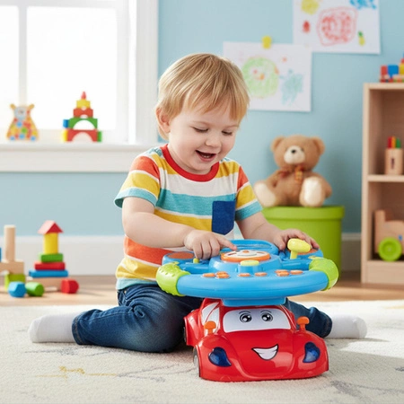 Kierownica Interaktywna Edukacyjna Samóchd Symulator Jazdy dla dzieci 3+