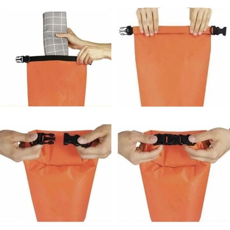 Bojka Asekuracyjna Boja do Pływania Dmuchana Sucha Kieszeń Deska Duża 74cm TRIZAND