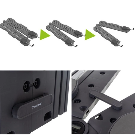 Deska do Pilatesu Ćwiczenia Jogi Wielofunkcyjna z Licznikiem Trening Domowy Trizand 26343