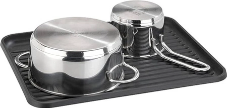 Suszarka do Naczyń Ociekacz Czarna Stojąca z Tacką RUHHY