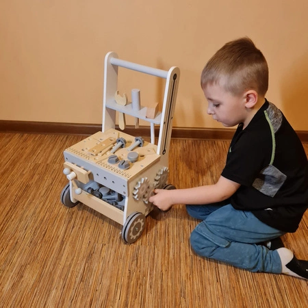 Warsztat dla Dzieci Zestaw Majsterkowicza Drewniany Narzędzia z Narzędziami KRUZZEL