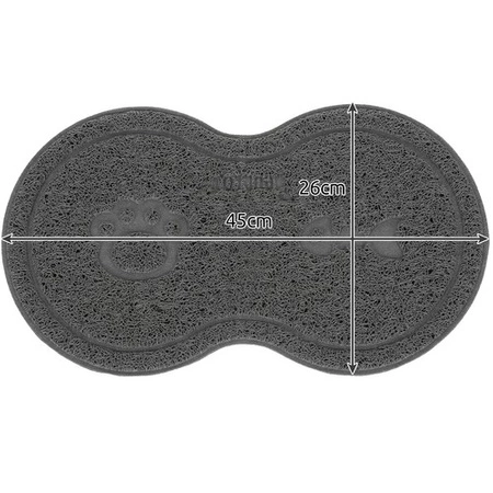 Mata pod Miski Miskę Podkładka dla Psa Kota Wodoodporna Antypoślizgowa Duża PURLOV