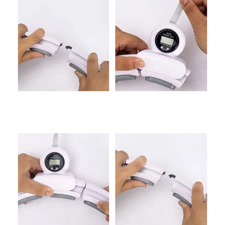 Hula Hop z Obciążeniem Odchudzające z Wypustkami Masującymi i Licznikiem TRIZAND