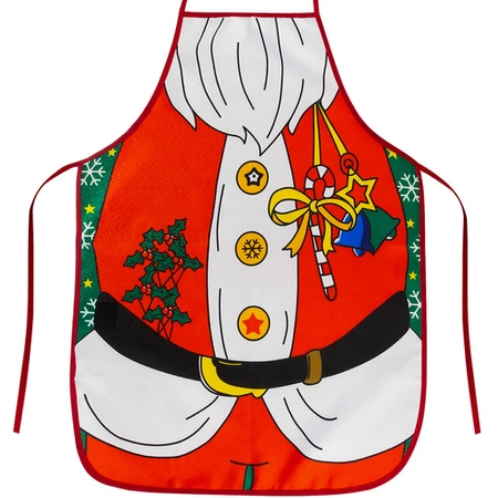 Fartuch Świąteczny Kuchenny Prezent na Święta Mikołajki Mikołaj Fartuszek RUHHY