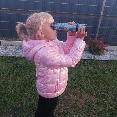 Kalejdoskop dla Dzieci Zabawka Luneta Edukacyjna Kolorowa Obracany Kolorowy KRUZZEL