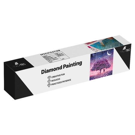 Haft Diamentowy Diamond Painting + Zestaw Mozaika Drzewo MALALTEC