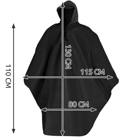Peleryna Przeciwdeszczowa Ponczo Poncho Płaszcz na Rower Lekka z Kapturem TRIZAND