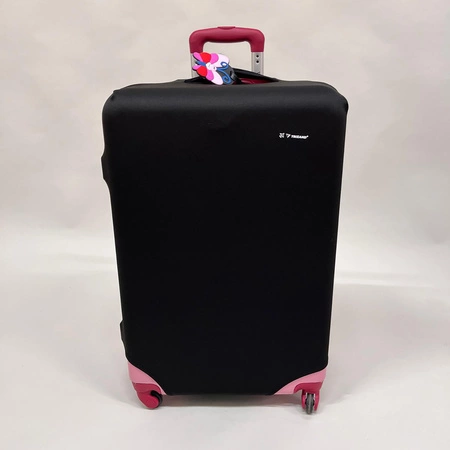 Pokrowiec Ochronny na Średnią Walizkę Podróżną M Etui Bagaż 62x43x27 Czarny TRIZAND