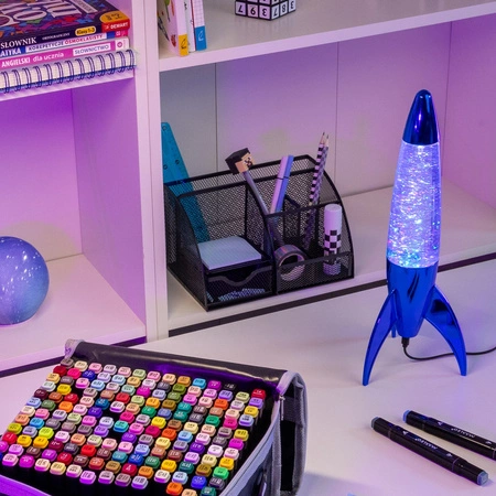 Przybornik na Biurko Organizer 6 Komór + Szufladka MAALEO