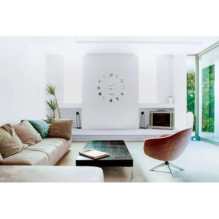 Zegar Ścienny Nowoczesny 3D Naklejany DIY 60-130cm RUHHY