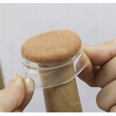 Nakładki na Nogi Krzesła z Grubym Filcem Ochronne Filc 13-23 mm Nakładka x4 RUHHY