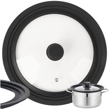 Pokrywka Uniwersalna 3w1 Ruhhy Silikonowa do Garnków i Patelni 28 30 32 cm 25561