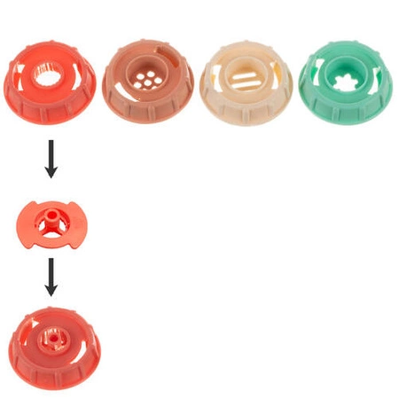 Maszynka Makaronowa Zestaw Kreatywny Masa Plastyczna Wyciskarka do Robienia KRUZZEL