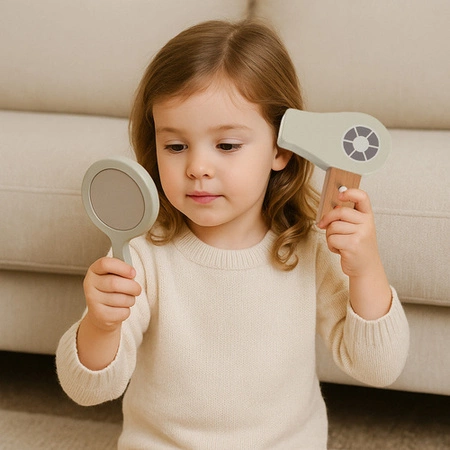 Drewniany Zestaw Kosmetyczny 17w1 Kruzzel Zabawka Edukacyjna Dla Dzieci