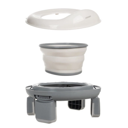 Nocnik Turystyczny dla Dzieci Składany Przenośny 2w1 Nakładka na Toaletę KRUZZEL