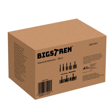 Otwornice Diamentowe do Gresu Płytek Szkła Koronki BIGSTREN