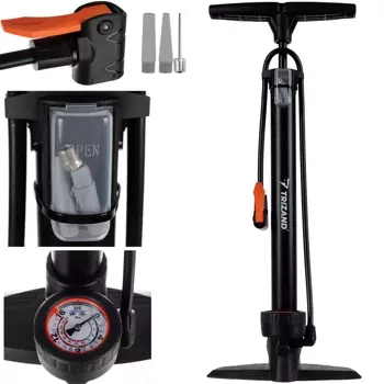 Pompka Rowerowa Podłogowa Manometr 16 RAR 230 PSI TRIZAND