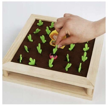 Gra Memory Farma Pamięciowa Montessori Układanka dla Dzieci Pamięć Foremki KRUZZEL