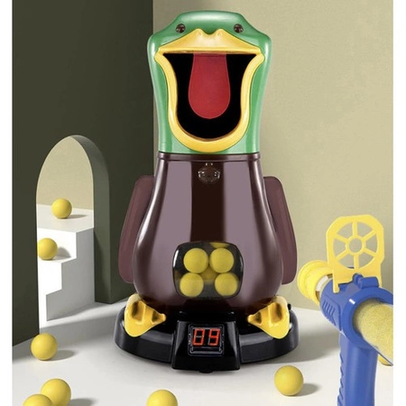 Głodna Kaczka Strzelanie do Celu 2 Pistolety Gra Zręcznościowa dla Dzieci KRUZZEL