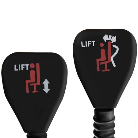 Fotel Obrotowy Biurowy Krzesło Biurowe Obrotowe do Biurka Beżowy z Podnóżek MALATEC