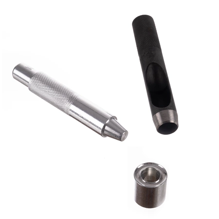 Oczka do Plandeki Zestaw z Zakuwakiem Dziurkacz Napy 100szt Oczek 12mm Etui Gardlov 25811