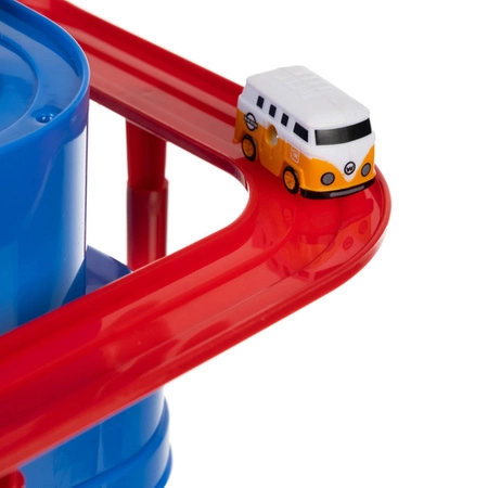 Tor Przeszkód Interaktywny dla Autek Zjazd Samochodowy + Auta Gra w Autka KRUZZEL