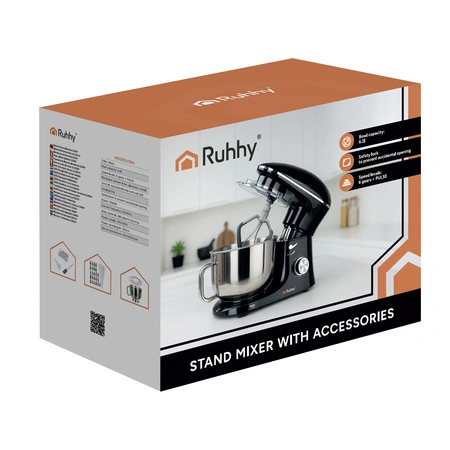 Robot Planetarny Kuchenny RUHHY Misa 6,2L Wielofunkcyjny Mikser do Ciasta