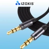Mocny Kabel Oplot Aux Mini Jack 3,5mm 1,75m Gold IZOXIS