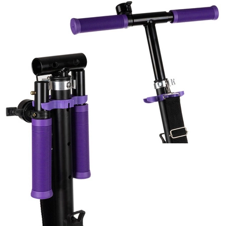 Hulajnoga Miejska Składana Duża dla Dzieci Lekka Duże Koła 200mm Hamulec KRUZZEL