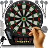 Tarcza Elektroniczna do Gry w Dart + Rzutki Lotki Darta 6 Rzutek na Prezent TRIZAND
