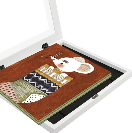 Ramka Artystyczna na Obrazki Dzieci Otwierana A4 Zdjęcia Rysunki Pojemnik KRUZZEL