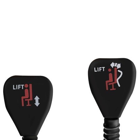 Fotel Biurowy Obrotowy Krzesło Biurowe Obrotowe do Biurka + Podnóżek Czarny Malatec 26195