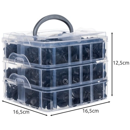 Zestaw Spinek Samochodowych Spinki do Auta Tapicerki Ściągacz Wyjmaki 626el XTROBB