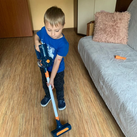 Odkurzacz Pionowy dla Dzieci z Dźwiękiem 2w1 i Ręczny Funkcja Ssania Dźwięk ISO TRADE