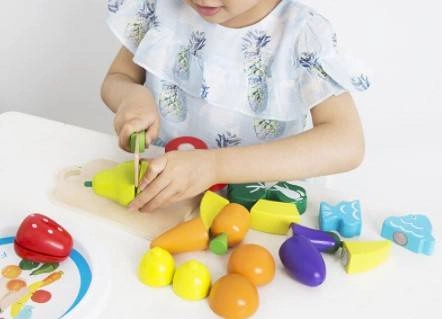 Warzywa Owoce do Krojenia Drewniane Zestaw na Rzep KRUZZEL